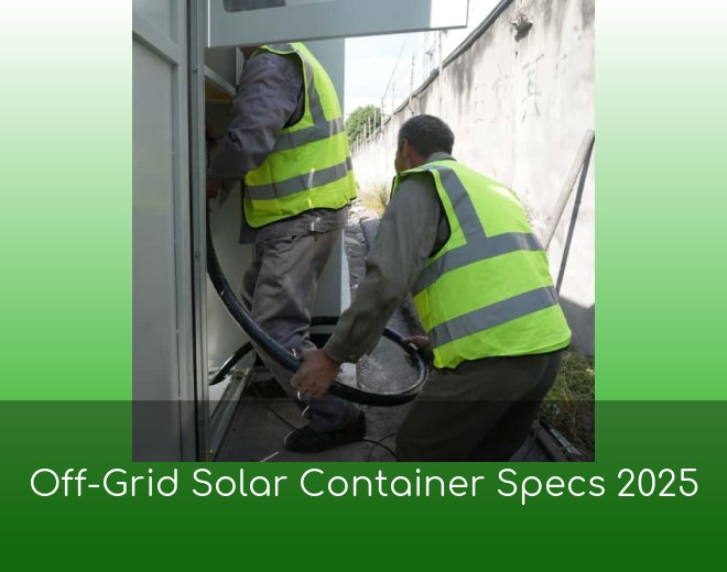 Off-Grid Solar Container Specs 2025
